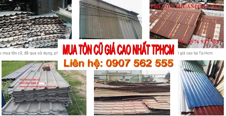 Đơn vị mua mái tôn nhà xưởng cũ tphcm